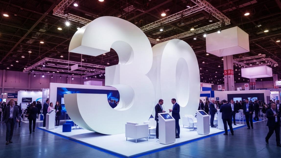 Stand espositivo allestito da Peraria per una fiera
